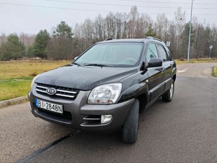 Черный Киа Sportage, объемом двигателя 2 л и пробегом 217 тыс. км за 2550 $, фото 1 на Automoto.ua
