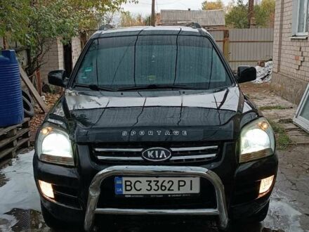 Черный Киа Sportage, объемом двигателя 2 л и пробегом 187 тыс. км за 7500 $, фото 1 на Automoto.ua