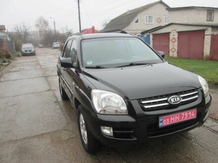 Черный Киа Sportage, объемом двигателя 2 л и пробегом 213 тыс. км за 7700 $, фото 1 на Automoto.ua