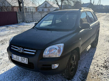 Чорний Кіа Sportage, об'ємом двигуна 1.98 л та пробігом 320 тис. км за 4200 $, фото 1 на Automoto.ua