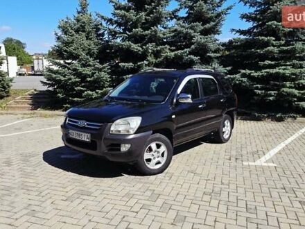 Чорний Кіа Sportage, об'ємом двигуна 1.98 л та пробігом 207 тис. км за 7000 $, фото 1 на Automoto.ua