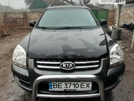 Черный Киа Sportage, объемом двигателя 2 л и пробегом 200 тыс. км за 8700 $, фото 1 на Automoto.ua