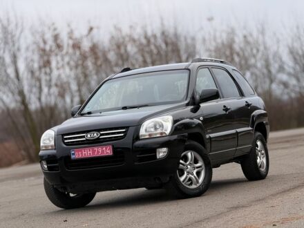 Черный Киа Sportage, объемом двигателя 2 л и пробегом 213 тыс. км за 8600 $, фото 1 на Automoto.ua