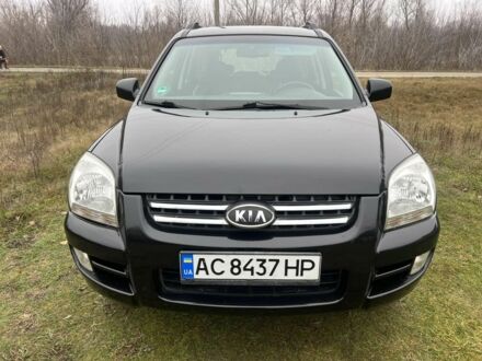 Чорний Кіа Sportage, об'ємом двигуна 2 л та пробігом 237 тис. км за 5100 $, фото 1 на Automoto.ua