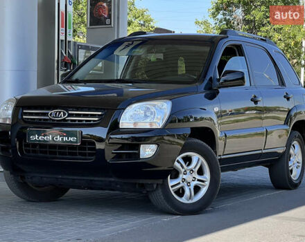 Черный Киа Sportage, объемом двигателя 2 л и пробегом 171 тыс. км за 8599 $, фото 1 на Automoto.ua