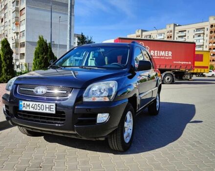 Черный Киа Sportage, объемом двигателя 2 л и пробегом 128 тыс. км за 8100 $, фото 1 на Automoto.ua