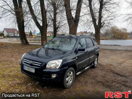 Черный Киа Sportage, объемом двигателя 2 л и пробегом 206 тыс. км за 8500 $, фото 1 на Automoto.ua