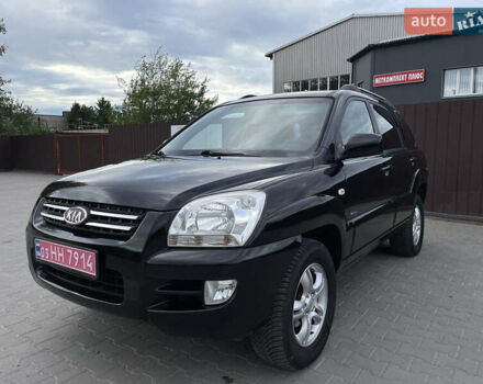 Черный Киа Sportage, объемом двигателя 2 л и пробегом 212 тыс. км за 7150 $, фото 1 на Automoto.ua