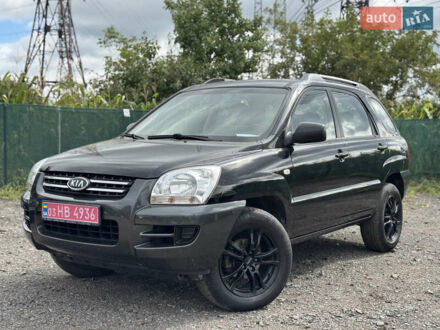 Черный Киа Sportage, объемом двигателя 2 л и пробегом 218 тыс. км за 6950 $, фото 1 на Automoto.ua
