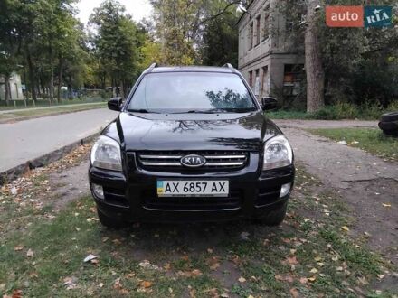 Чорний Кіа Sportage, об'ємом двигуна 2 л та пробігом 200 тис. км за 7000 $, фото 1 на Automoto.ua