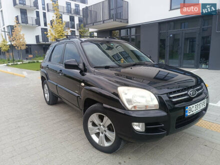 Чорний Кіа Sportage, об'ємом двигуна 1.99 л та пробігом 241 тис. км за 8800 $, фото 1 на Automoto.ua