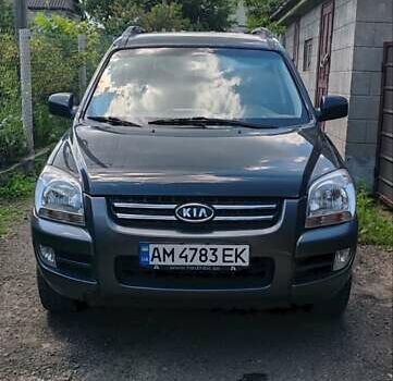 Черный Киа Sportage, объемом двигателя 2 л и пробегом 277 тыс. км за 7500 $, фото 1 на Automoto.ua