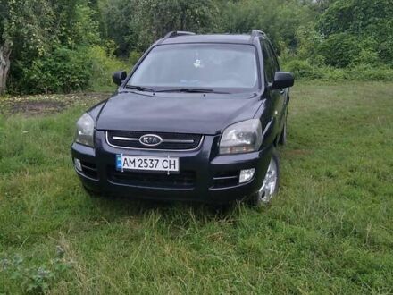 Чорний Кіа Sportage, об'ємом двигуна 2 л та пробігом 248 тис. км за 8600 $, фото 1 на Automoto.ua