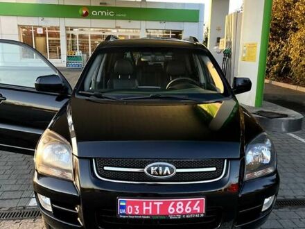 Черный Киа Sportage, объемом двигателя 2 л и пробегом 226 тыс. км за 8800 $, фото 1 на Automoto.ua