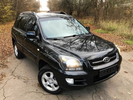 Чорний Кіа Sportage, об'ємом двигуна 2 л та пробігом 155 тис. км за 7700 $, фото 1 на Automoto.ua