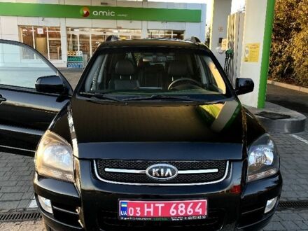 Черный Киа Sportage, объемом двигателя 2 л и пробегом 226 тыс. км за 8800 $, фото 1 на Automoto.ua