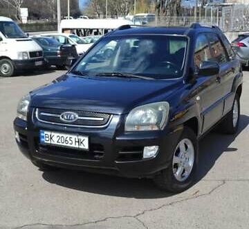 Черный Киа Sportage, объемом двигателя 2 л и пробегом 204 тыс. км за 8100 $, фото 1 на Automoto.ua