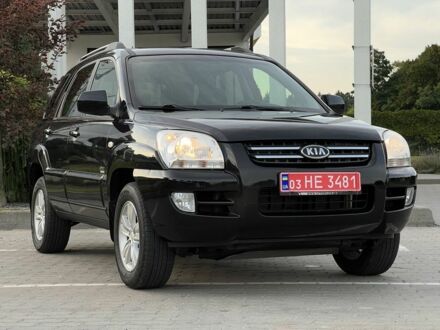 Черный Киа Sportage, объемом двигателя 2 л и пробегом 246 тыс. км за 7500 $, фото 1 на Automoto.ua