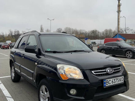 Чорний Кіа Sportage, об'ємом двигуна 1.99 л та пробігом 207 тис. км за 8900 $, фото 1 на Automoto.ua