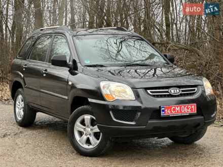 Черный Киа Sportage, объемом двигателя 2 л и пробегом 202 тыс. км за 8200 $, фото 1 на Automoto.ua