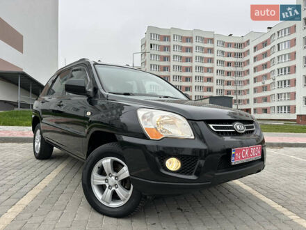 Черный Киа Sportage, объемом двигателя 2 л и пробегом 157 тыс. км за 8999 $, фото 1 на Automoto.ua