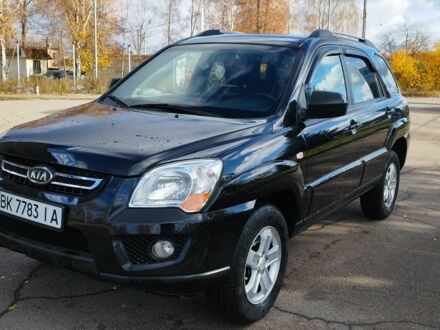 Черный Киа Sportage, объемом двигателя 2 л и пробегом 245 тыс. км за 8000 $, фото 1 на Automoto.ua