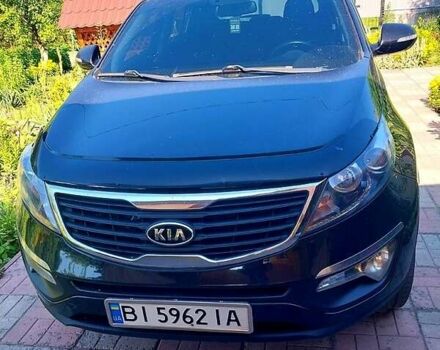 Чорний Кіа Sportage, об'ємом двигуна 2 л та пробігом 163 тис. км за 11500 $, фото 1 на Automoto.ua