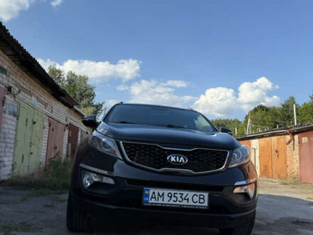Черный Киа Sportage, объемом двигателя 2 л и пробегом 190 тыс. км за 12600 $, фото 1 на Automoto.ua