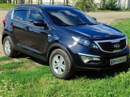 Черный Киа Sportage, объемом двигателя 2 л и пробегом 240 тыс. км за 11200 $, фото 1 на Automoto.ua