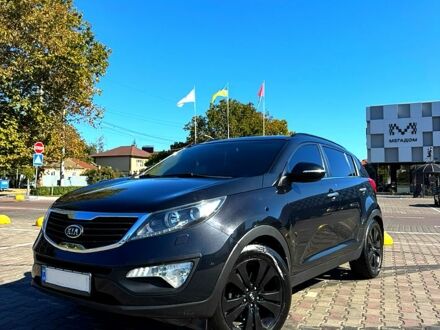 Черный Киа Sportage, объемом двигателя 2 л и пробегом 225 тыс. км за 13750 $, фото 1 на Automoto.ua