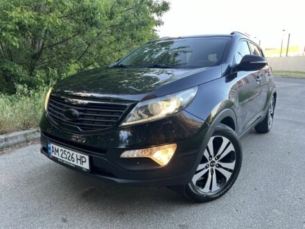 Чорний Кіа Sportage, об'ємом двигуна 2 л та пробігом 165 тис. км за 14000 $, фото 1 на Automoto.ua