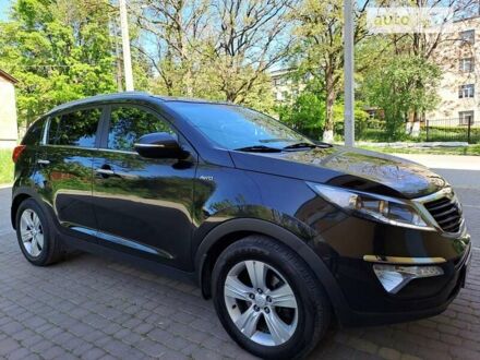 Черный Киа Sportage, объемом двигателя 2 л и пробегом 129 тыс. км за 11300 $, фото 1 на Automoto.ua