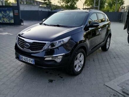 Черный Киа Sportage, объемом двигателя 2 л и пробегом 256 тыс. км за 12800 $, фото 1 на Automoto.ua