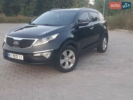 Черный Киа Sportage, объемом двигателя 2 л и пробегом 143 тыс. км за 11500 $, фото 1 на Automoto.ua