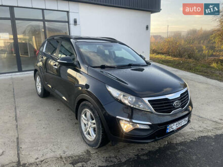 Черный Киа Sportage, объемом двигателя 2 л и пробегом 244 тыс. км за 13900 $, фото 1 на Automoto.ua