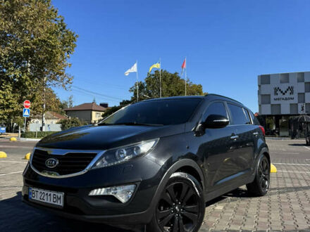 Черный Киа Sportage, объемом двигателя 2 л и пробегом 225 тыс. км за 13750 $, фото 1 на Automoto.ua