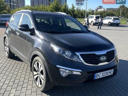 Чорний Кіа Sportage, об'ємом двигуна 2 л та пробігом 308 тис. км за 12500 $, фото 1 на Automoto.ua