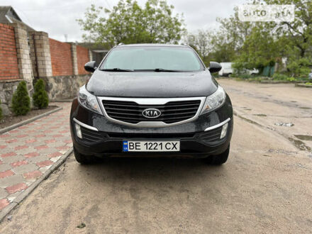 Чорний Кіа Sportage, об'ємом двигуна 2 л та пробігом 226 тис. км за 11000 $, фото 1 на Automoto.ua