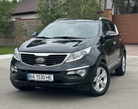 Черный Киа Sportage, объемом двигателя 2 л и пробегом 218 тыс. км за 12799 $, фото 1 на Automoto.ua