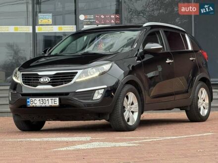 Черный Киа Sportage, объемом двигателя 2 л и пробегом 180 тыс. км за 13300 $, фото 1 на Automoto.ua