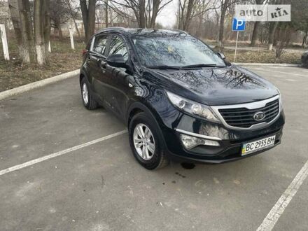 Черный Киа Sportage, объемом двигателя 2 л и пробегом 122 тыс. км за 13600 $, фото 1 на Automoto.ua