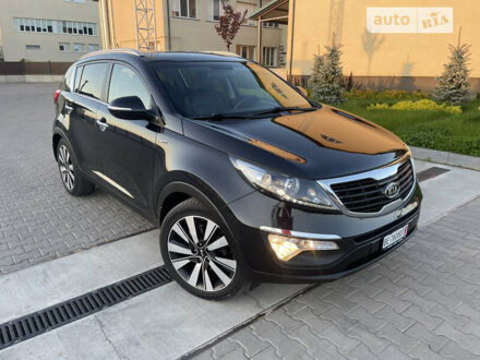 Черный Киа Sportage, объемом двигателя 2 л и пробегом 182 тыс. км за 15200 $, фото 1 на Automoto.ua