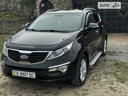 Чорний Кіа Sportage, об'ємом двигуна 2 л та пробігом 153 тис. км за 14200 $, фото 1 на Automoto.ua