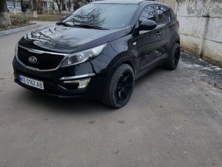 Чорний Кіа Sportage, об'ємом двигуна 2 л та пробігом 188 тис. км за 14000 $, фото 1 на Automoto.ua