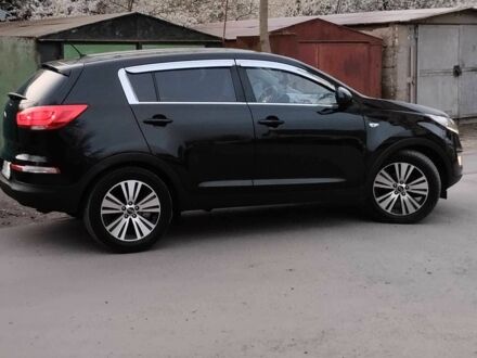 Черный Киа Sportage, объемом двигателя 2 л и пробегом 157 тыс. км за 15400 $, фото 1 на Automoto.ua