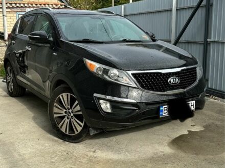 Черный Киа Sportage, объемом двигателя 2.4 л и пробегом 114 тыс. км за 12000 $, фото 1 на Automoto.ua