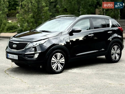 Черный Киа Sportage, объемом двигателя 2.4 л и пробегом 225 тыс. км за 13500 $, фото 1 на Automoto.ua