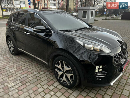 Чорний Кіа Sportage, об'ємом двигуна 2 л та пробігом 176 тис. км за 17600 $, фото 1 на Automoto.ua