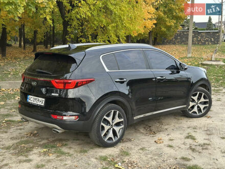 Черный Киа Sportage, объемом двигателя 2 л и пробегом 187 тыс. км за 19900 $, фото 1 на Automoto.ua