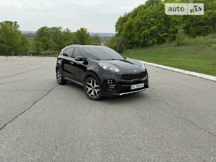 Черный Киа Sportage, объемом двигателя 2 л и пробегом 95 тыс. км за 18500 $, фото 1 на Automoto.ua